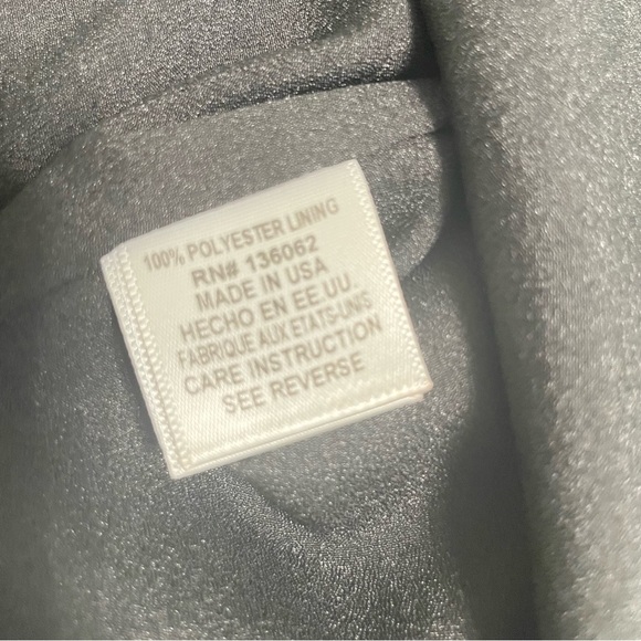 LAVENDER BROWN Solid Teal 100% Silk Zipper Print Dress size Small - Picture 10 of 13